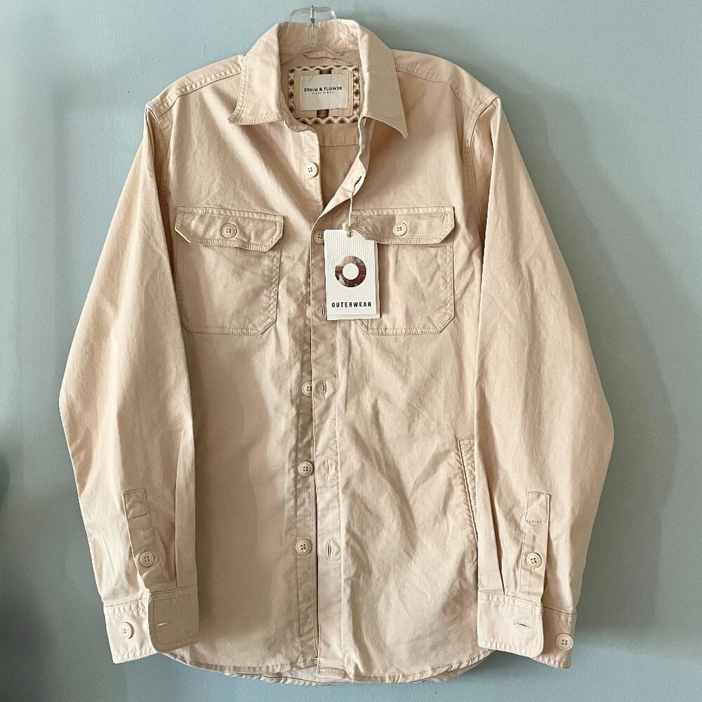 Cream color button down shirt